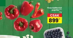 Spar Piros kaliforniai paprika ajánlat