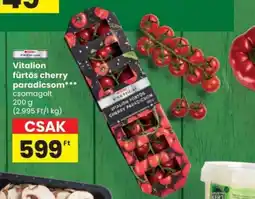 Spar Vitalion fürtös cherry paradicsom ajánlat