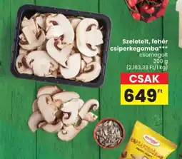 Spar Szeletelt, fehér csiperkegomba ajánlat