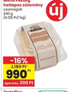 Spar Mérői Pékség hatlapos sütemény ajánlat