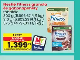 Spar Nestlé Fitness granola és gabonapehely ajánlat
