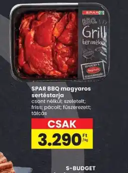 Spar SPAR BBQ magyaros sertéstarja ajánlat