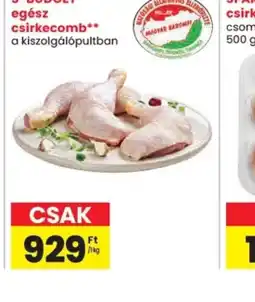 Spar S-Budget egész csirkecomb ajánlat