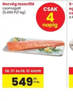 Spar Norvég lazacfilé ajánlat