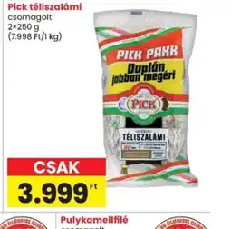 Spar Pick téliszalámi ajánlat
