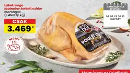 Spar Label rouge szabadon tartott csirke ajánlat
