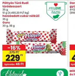 Spar Pöttyös Túr Rudi ajánlat