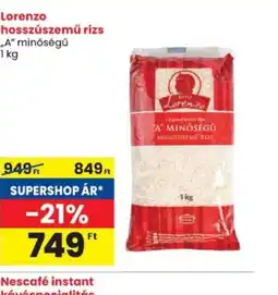 Spar Lorenzo hosszúszemű rizs ajánlat