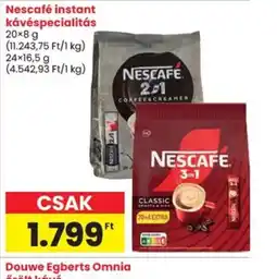 Spar Nescafé instant kávéspecialitás ajánlat