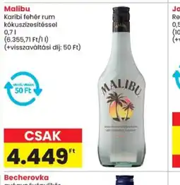 Spar Malibu Karibi fehér rum ajánlat