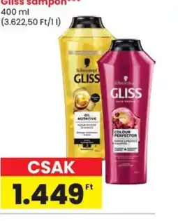 Spar Gliss sampon ajánlat