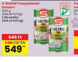 Spar S-Budget kutyaeledel-konzerv ajánlat