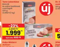 Spar Tann Leberk újse ajánlat