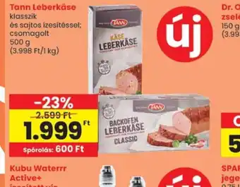 Spar Tann Leberk újse ajánlat