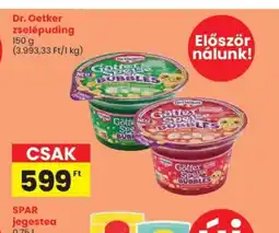 Spar Dr. Oetker zselépuding ajánlat