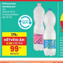 Spar Primavera ásványvíz ajánlat
