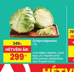 Spar Új fejes káposzta ajánlat