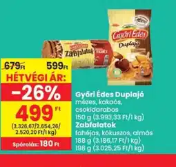Spar Győri Édes Duplaj ajánlat