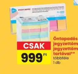 Spar Öntapadós jegyzettömb, jegyzettömb tartóval ajánlat