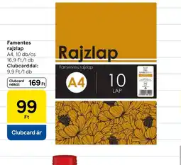 Tesco Famentes rajzlap ajánlat