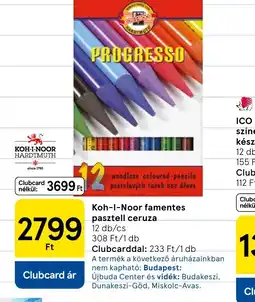 Tesco Koh-I-Noor famentes pasztell ceruza ajánlat