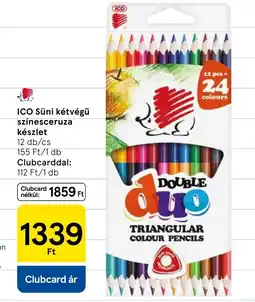 Tesco ICO Süni kétvégű színesceruza készlet ajánlat