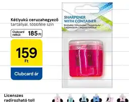 Tesco Kétlyukú ceruzahegyező ajánlat