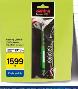 Tesco Rotring „Tikky” töltőceruza ajánlat