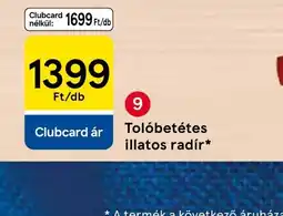 Tesco Tolbetétes illatos radír ajánlat