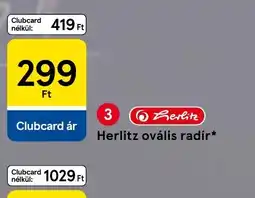 Tesco Herlitz ovális radír ajánlat