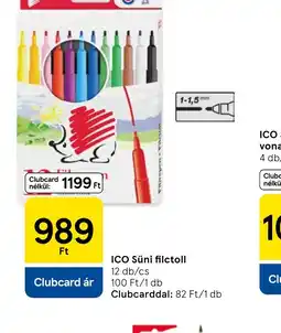 Tesco ICO Süni filctoll ajánlat