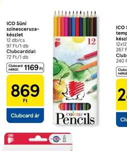 Tesco ICO SÜNI színesceruza-készlet ajánlat