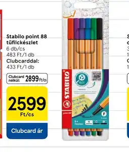 Tesco Stabilo point 88 tűfilckészlet ajánlat