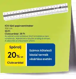 Tesco ICO 50cm papírcentiméter ajánlat