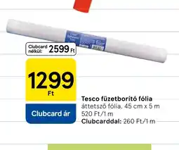 Tesco Tesco füzetborít flia ajánlat