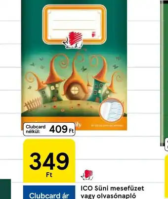 Tesco ICO Sünl mesefüzet ajánlat