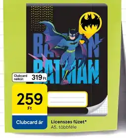 Tesco Licenszes füzet ajánlat