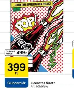 Tesco Licenszes Füzet ajánlat