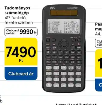 Tesco Tudományos számolgép ajánlat