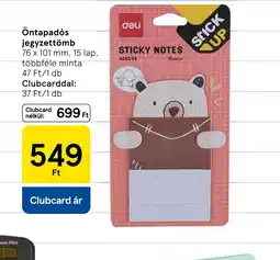 Tesco Öntapads jegyzettömb ajánlat