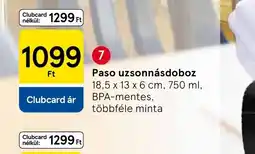 Tesco Paso uzsonnásdoboz ajánlat
