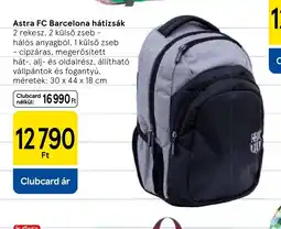 Tesco Astra FC Barcelona hátizsák ajánlat