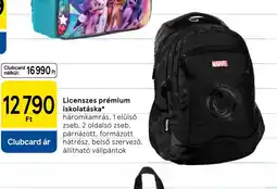 Tesco Licenszes prémium iskolatáska ajánlat