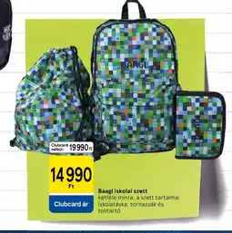 Tesco Baagl iskolai szett ajánlat