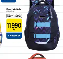Tesco Manal hátitáska ajánlat