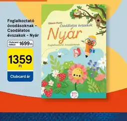 Tesco Foglalkoztat vodásoknakCsodálatos évszakokNyár ajánlat