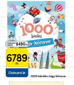 Tesco 1000 kérdés nagy könyve ajánlat