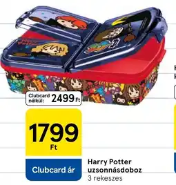 Tesco Harry Potter uzsonnásdoboz ajánlat