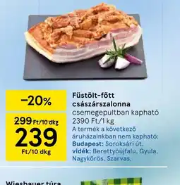 Tesco Füstölt-főtt császárszalonna ajánlat