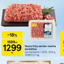 Tesco Tesco friss sertés-marha darálthús ajánlat